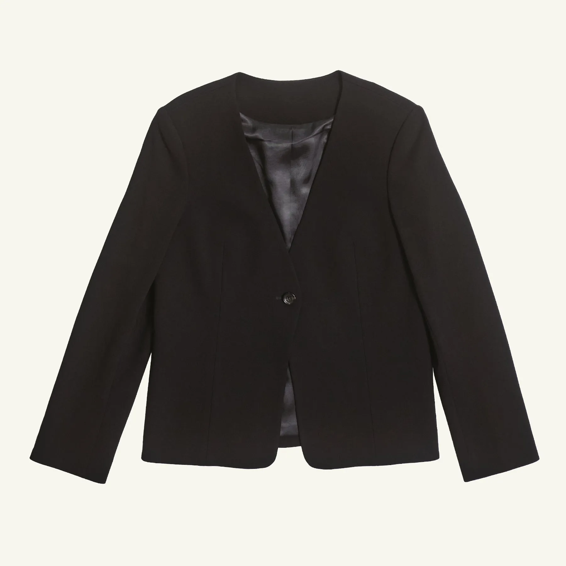 Scarlet Cropped Jacket - Black