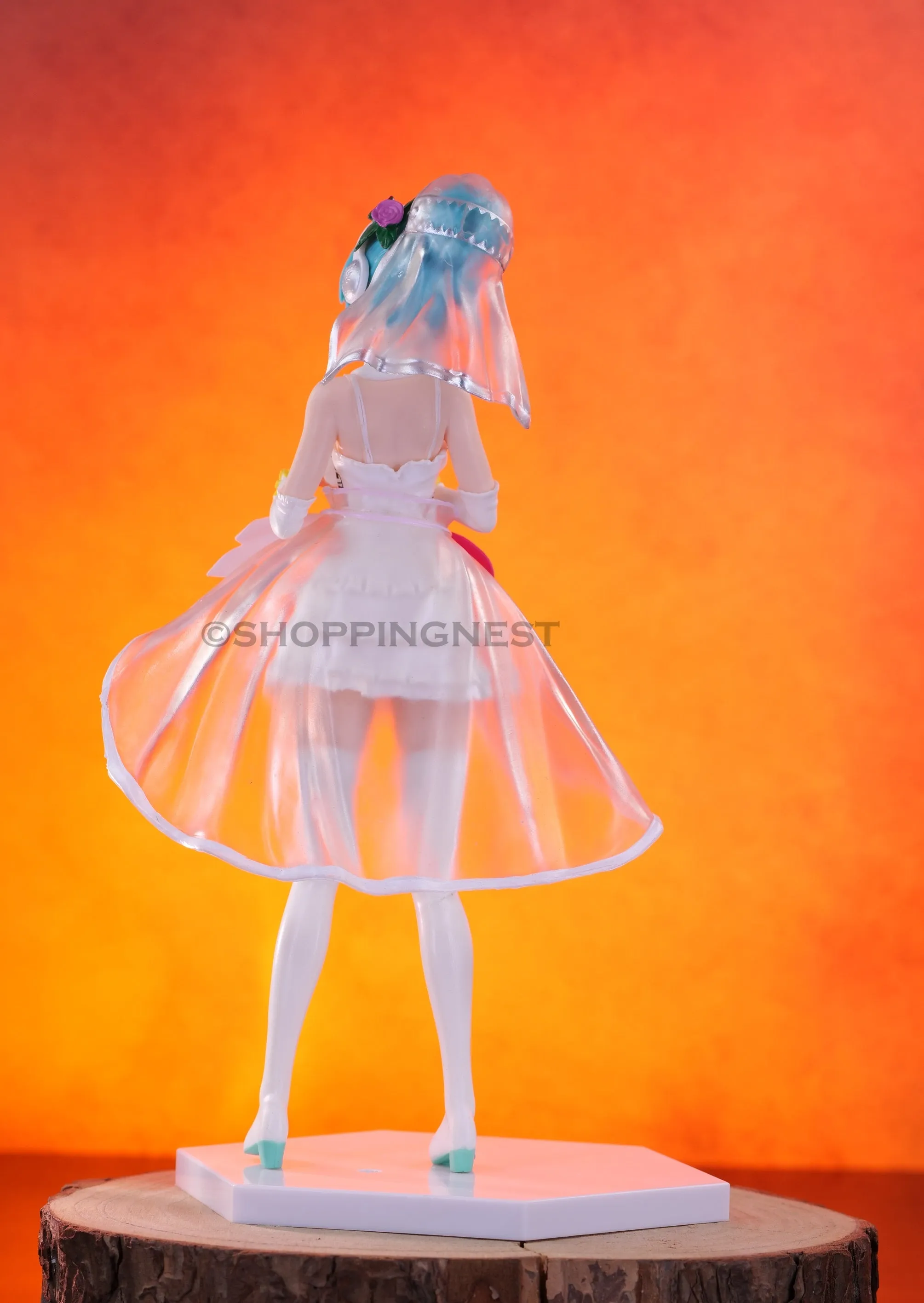 Sega Project Diva Arcade Future Tone Hatsune Miku Exquisite White Wedding Dress Action Figure | 1 8 CMS |