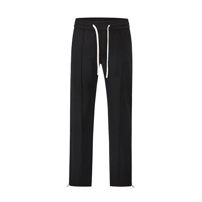 Side-zip Drawstring Pants