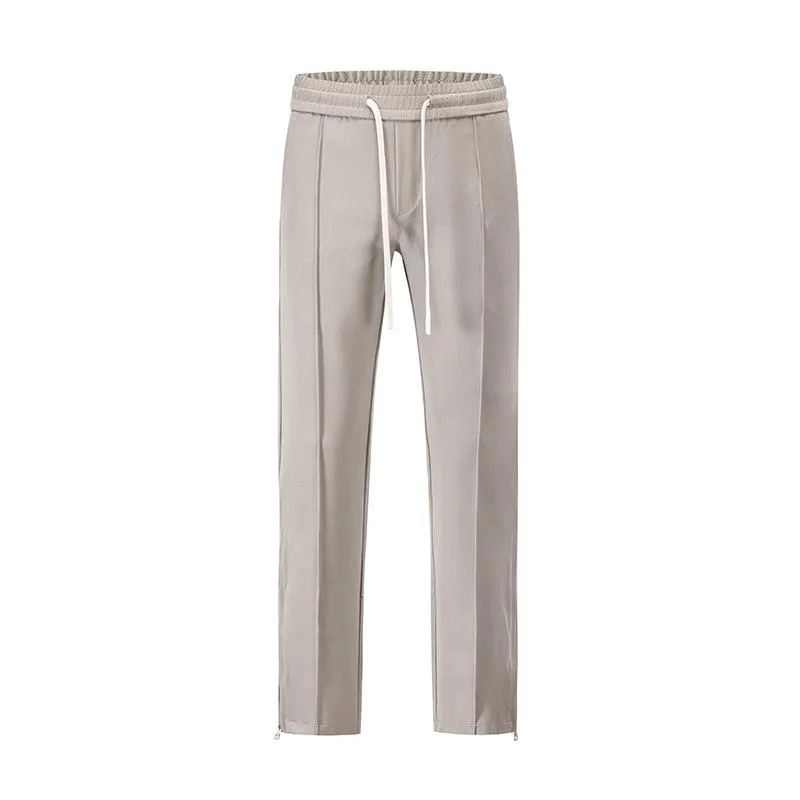 Side-zip Drawstring Pants