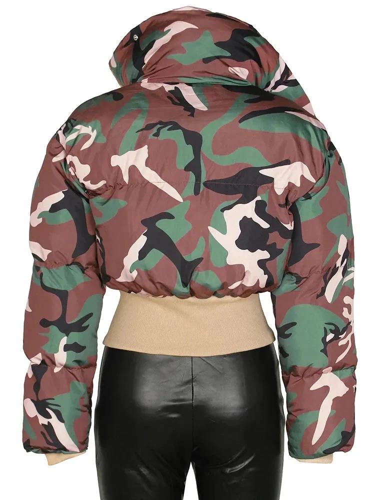 Sneak Attack Camo Puffer Jacket