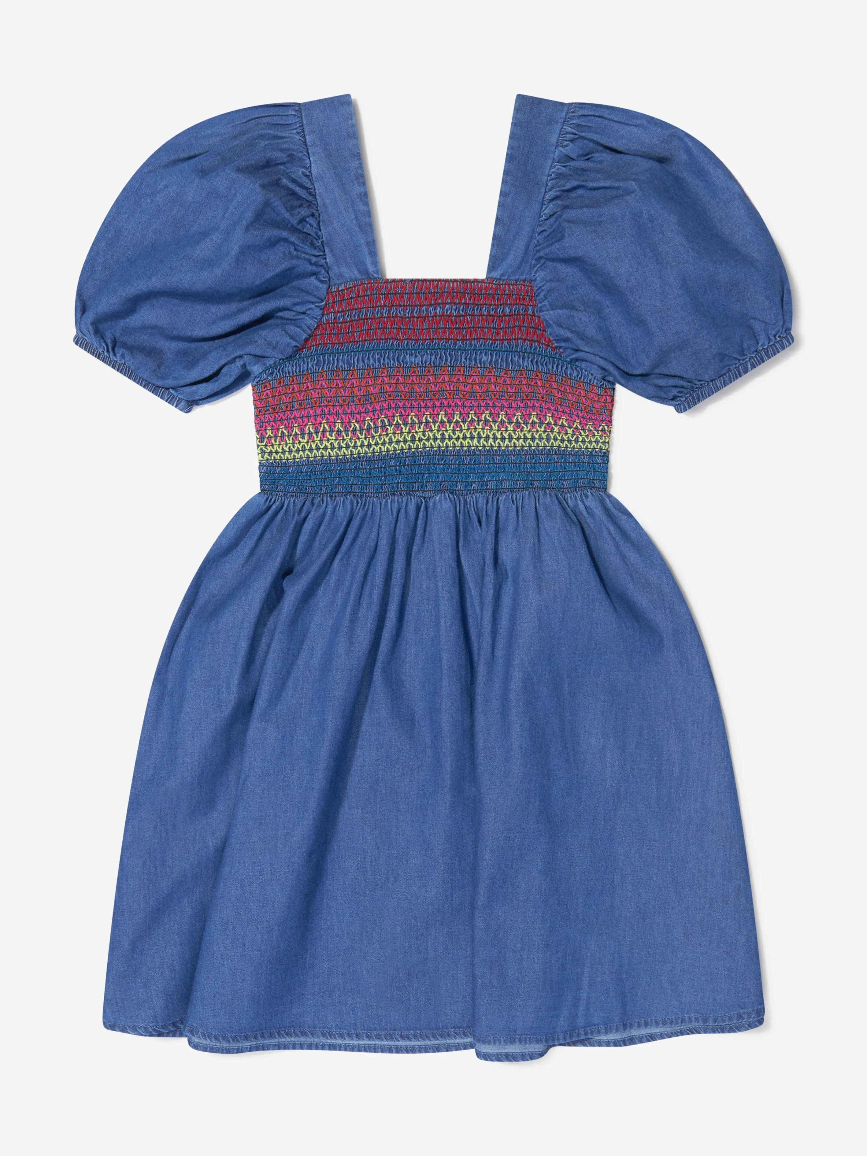 Stella McCartney Girls Cotton Chambray Dress