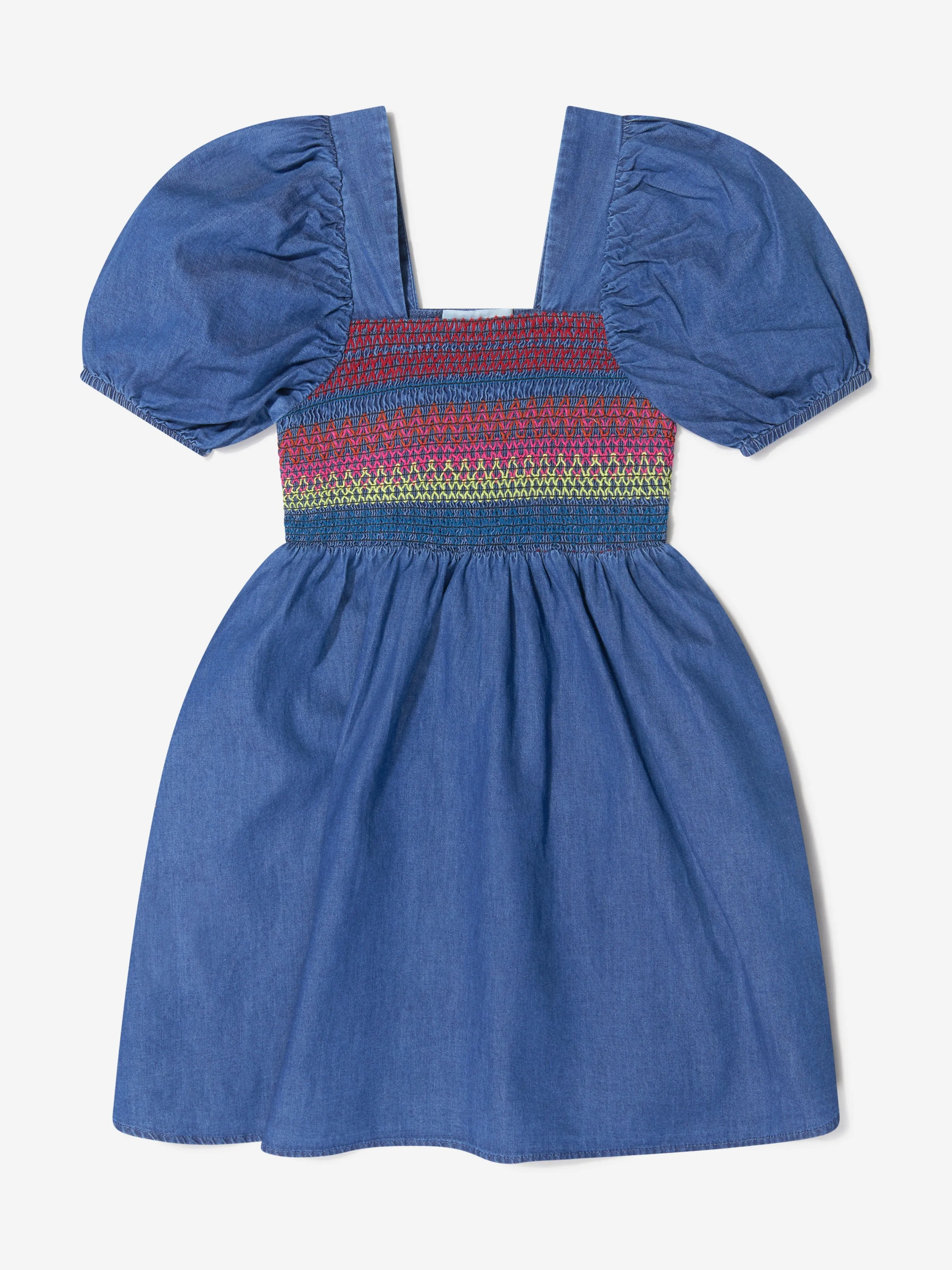 Stella McCartney Girls Cotton Chambray Dress