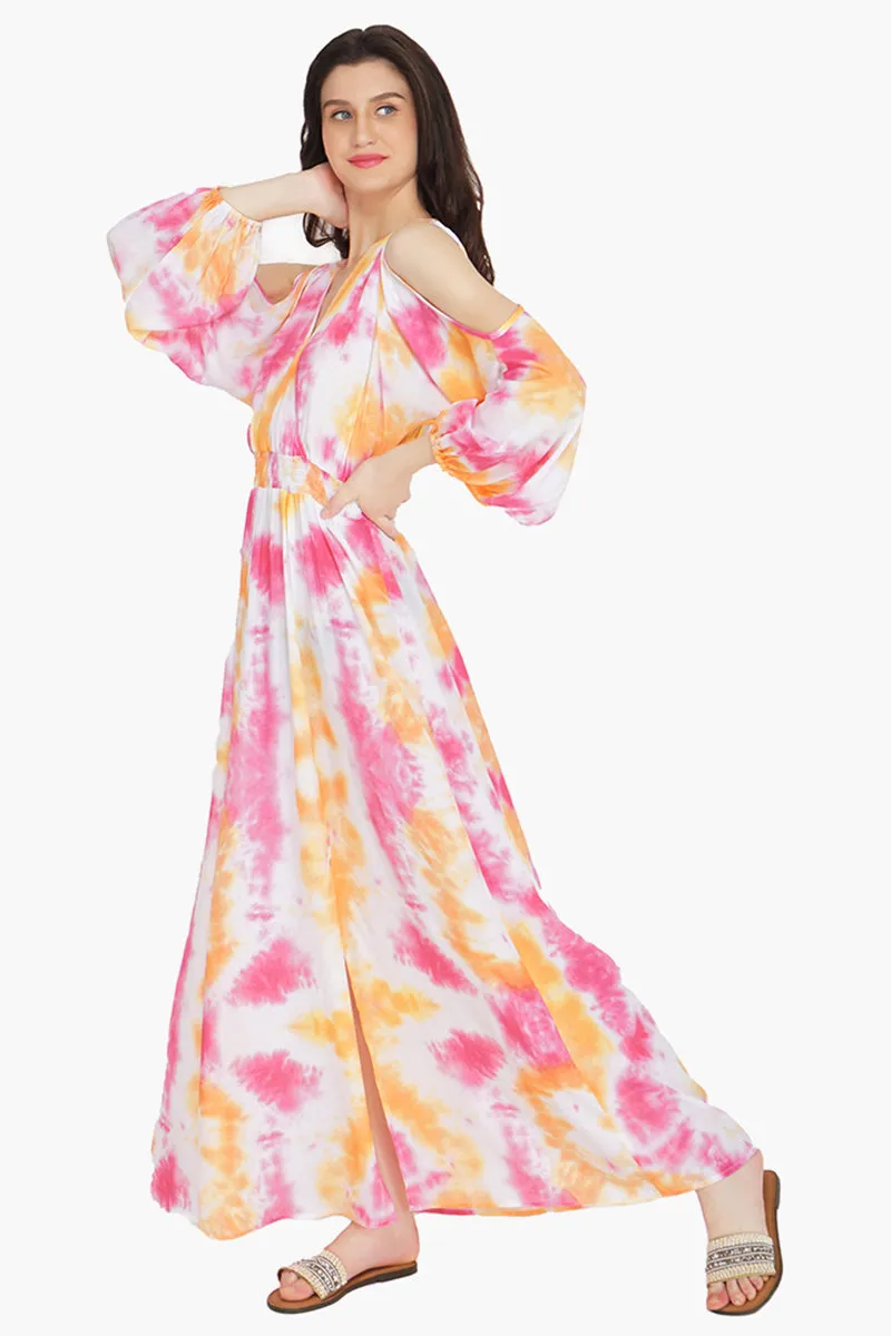 Sunrise Tie Dye Maxi Dress