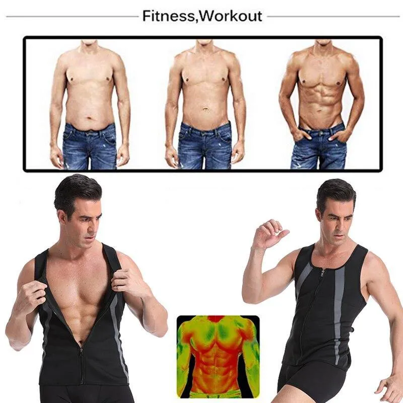 Sweat Vest Waist Trainer Vest Neoprene Tank Top Sports Neoprene Gym Workout Exercise