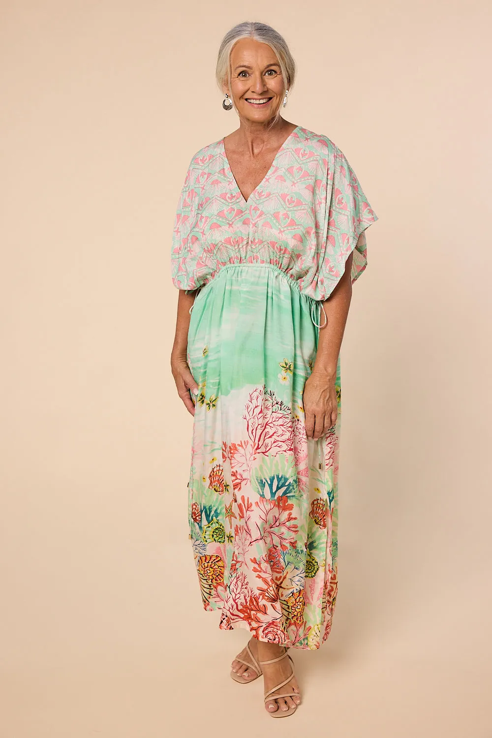 Tasha Maxi Kaftan in Seychelles