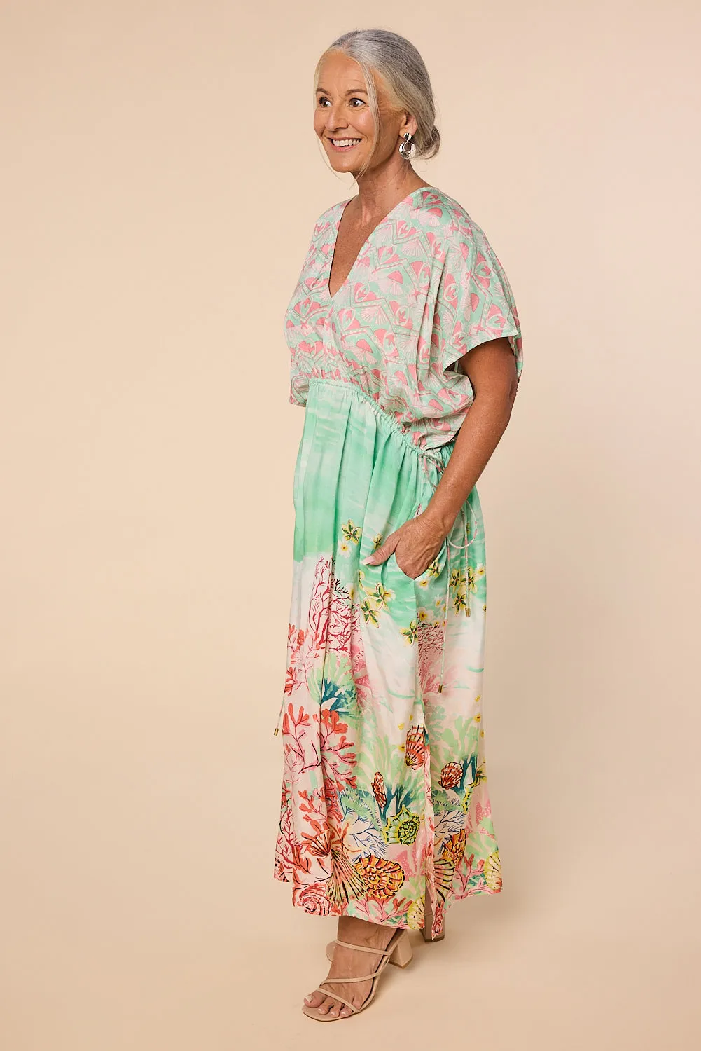 Tasha Maxi Kaftan in Seychelles