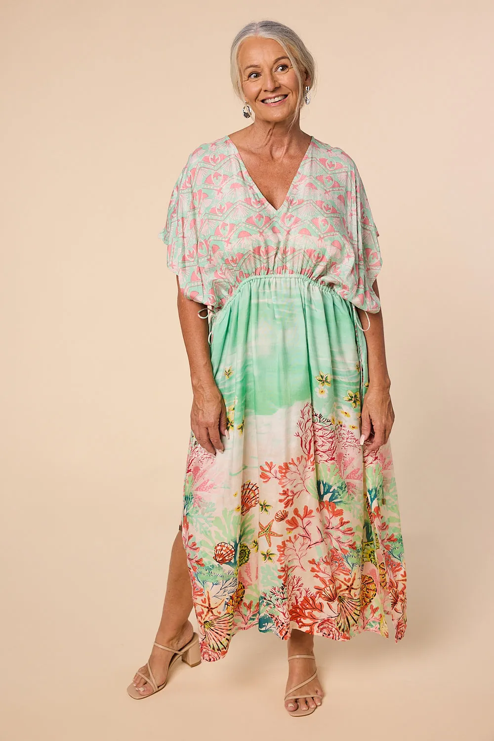 Tasha Maxi Kaftan in Seychelles