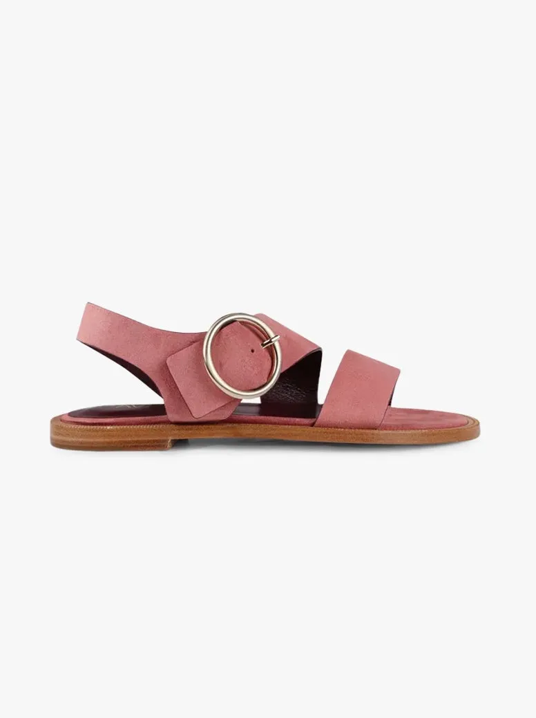 Travers rose suede