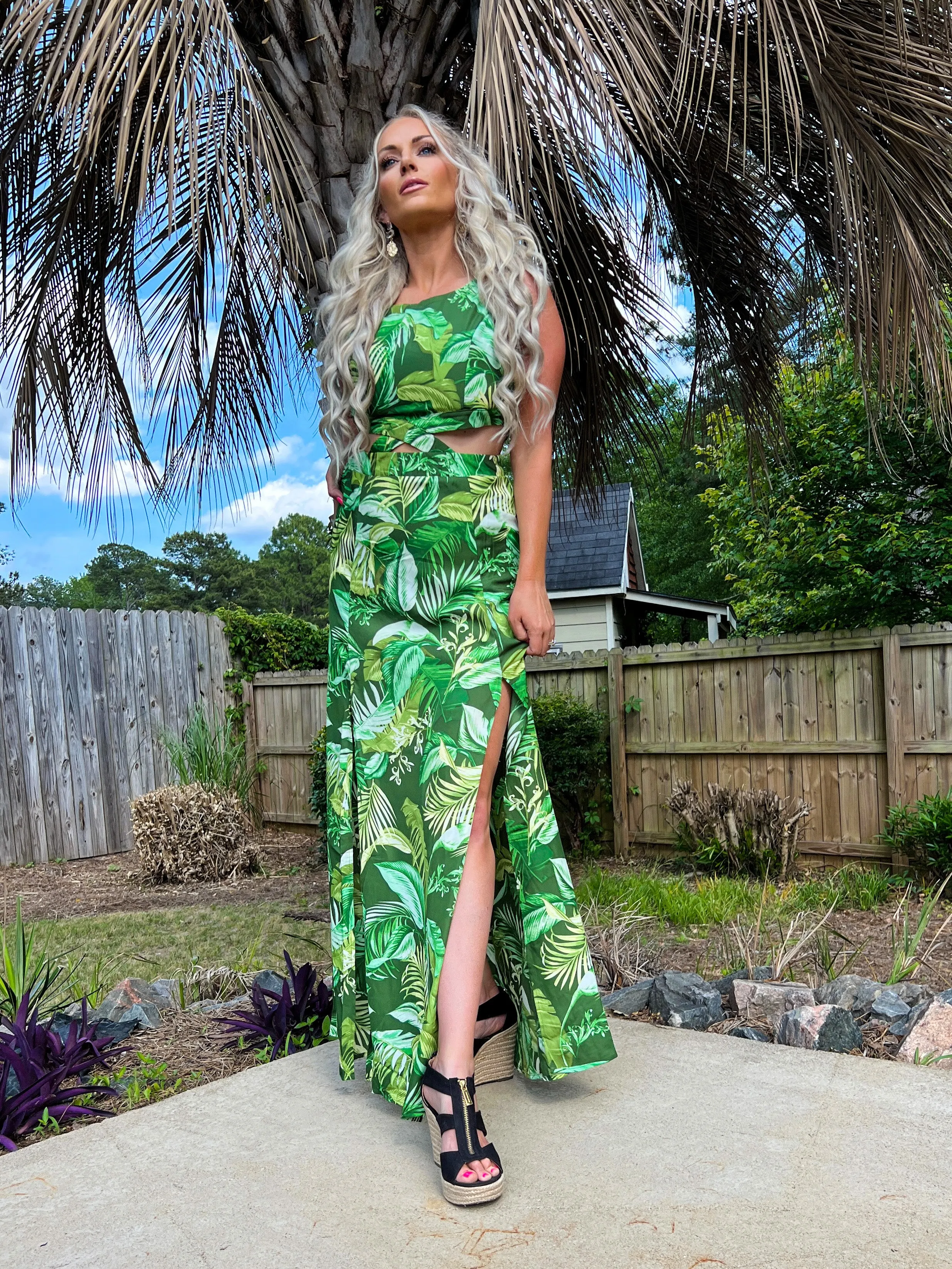 Tropical Palm Maxi