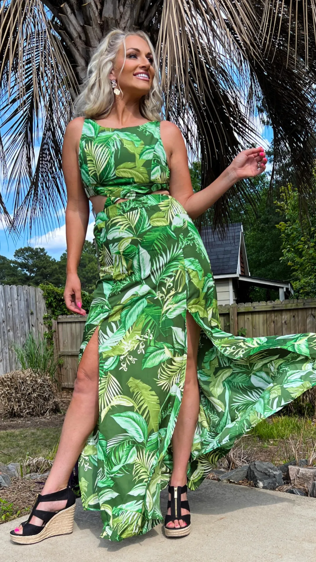 Tropical Palm Maxi