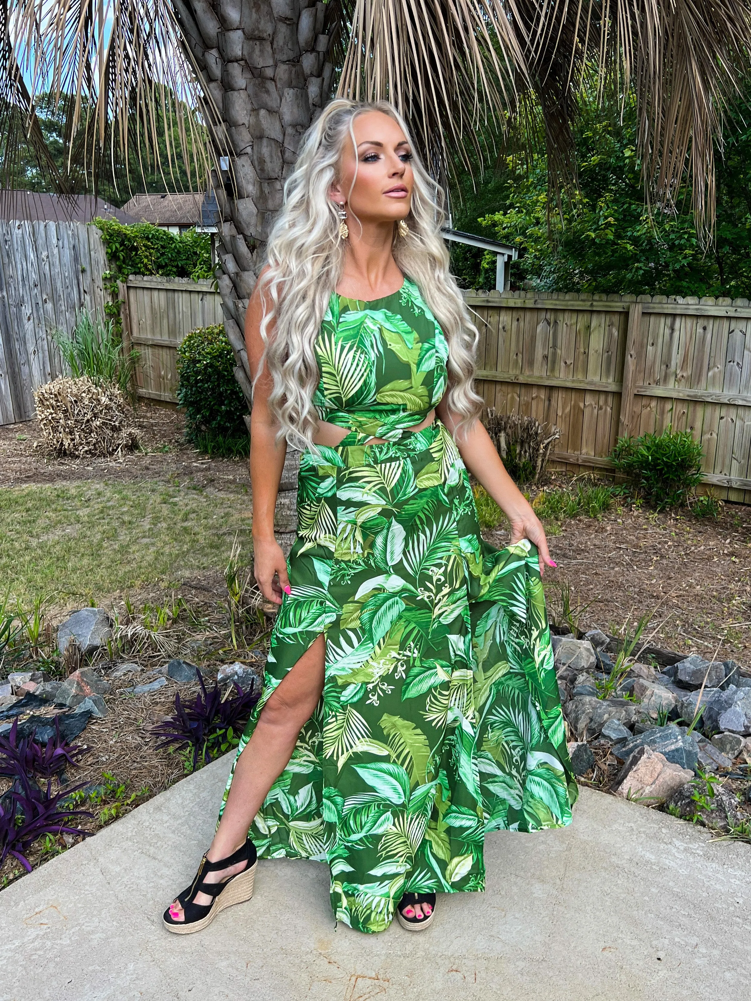 Tropical Palm Maxi