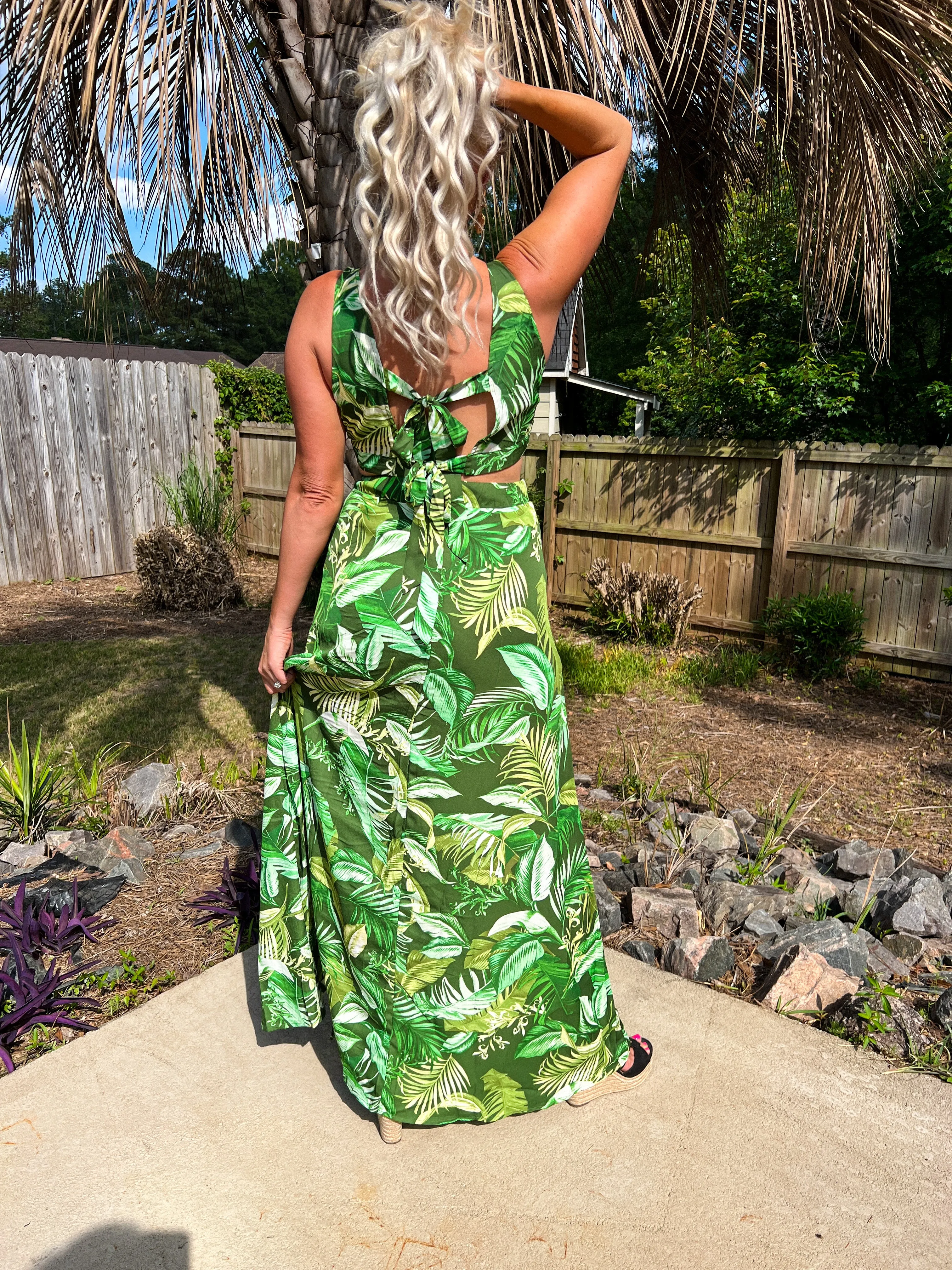 Tropical Palm Maxi