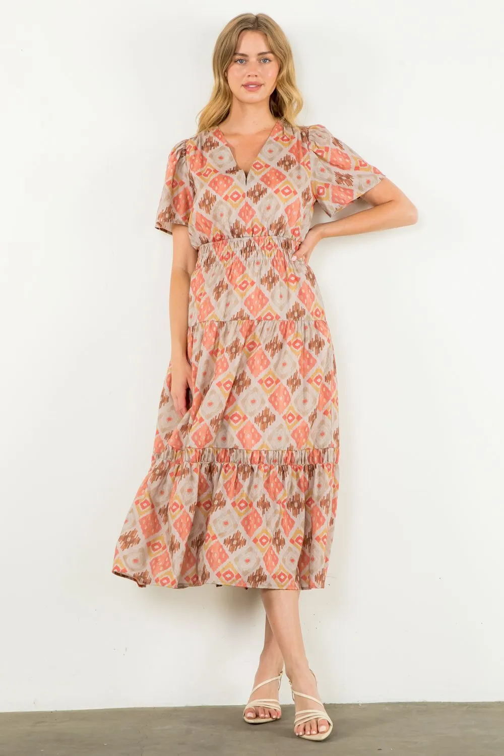 Vineyard Charm Midi Dress