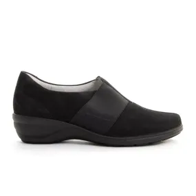 Waldlaufer Fame 305502 Slip On (Women) - Black Suede