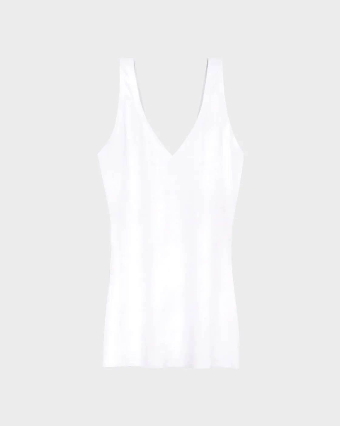 White Seamless Tank