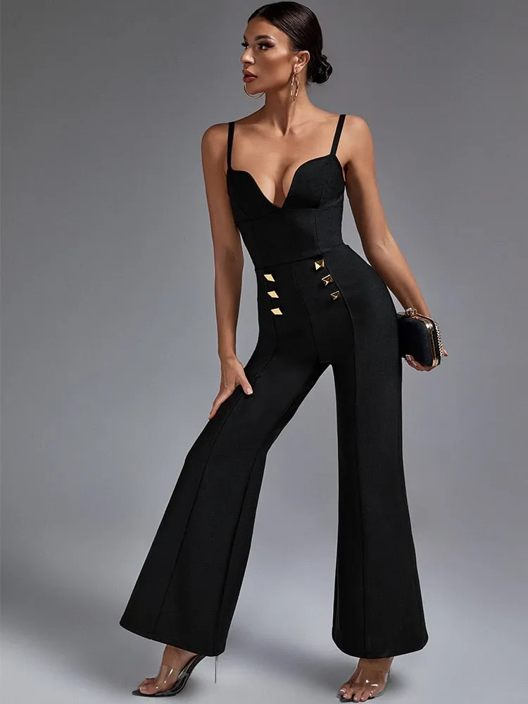 Wide Leg Party Jumpsuit