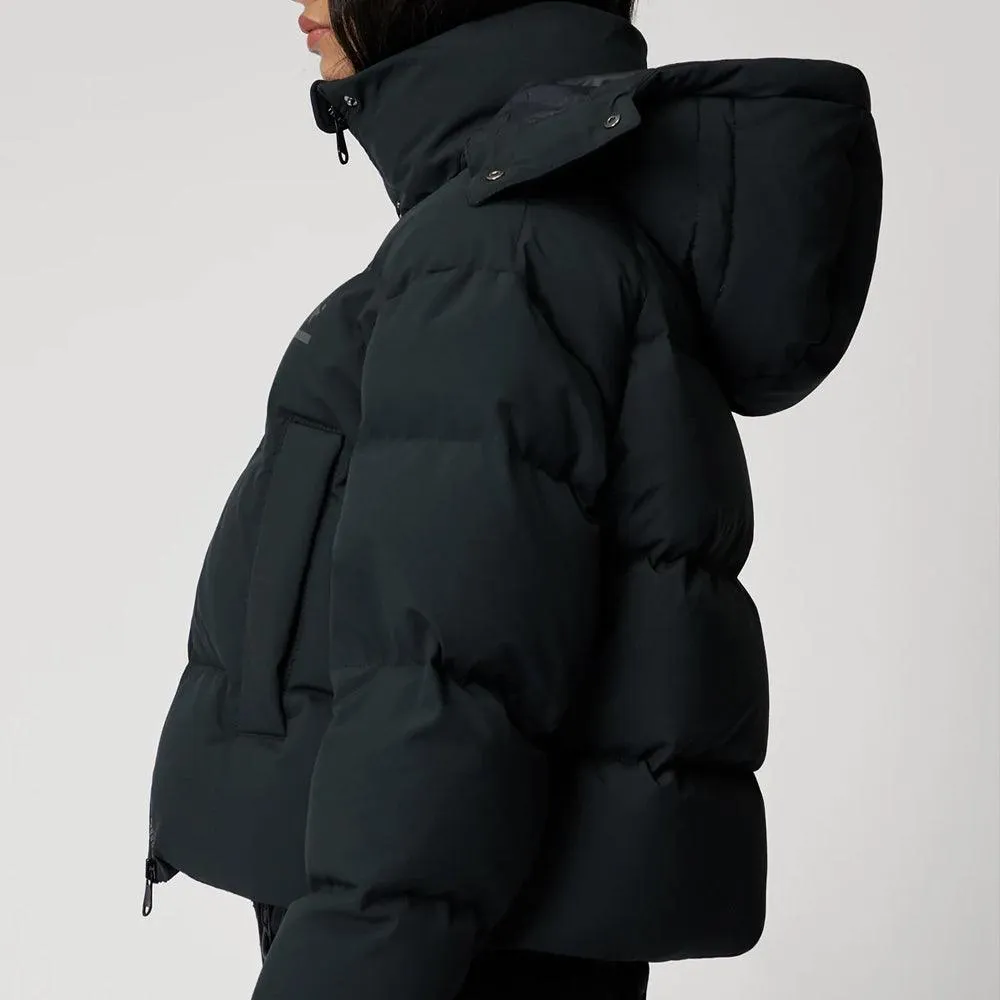 Women's Mate Black Winter Puffer Jacket