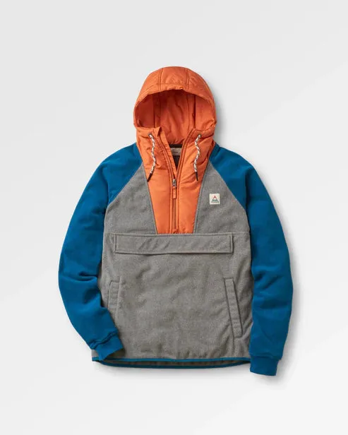 Woodland Hooded 1/2 Zip Recycled Polar Fleece